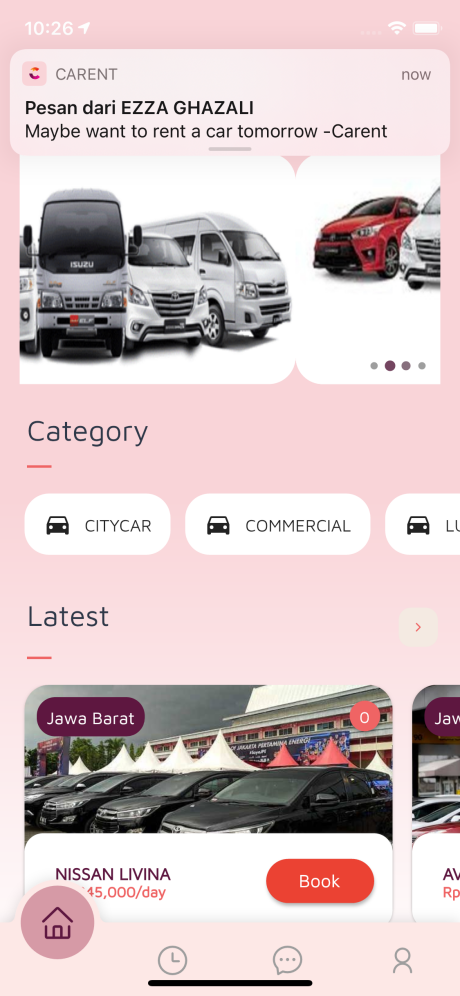 Carent - Rent Car Full Flutter App with Chat