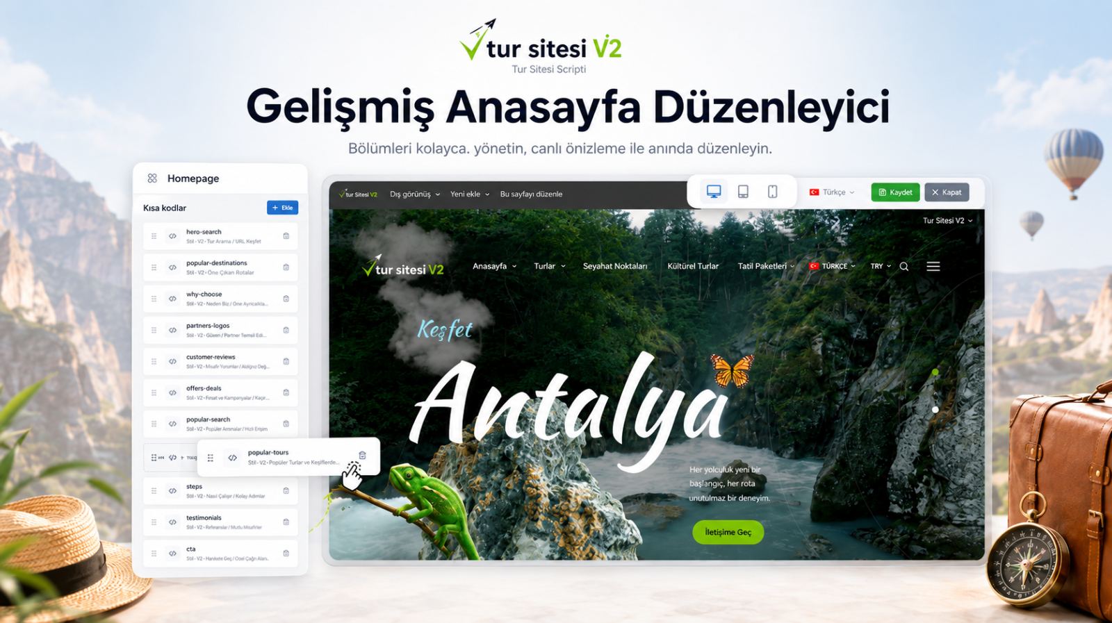 Tur Sitesi V2 tema görünümü 3