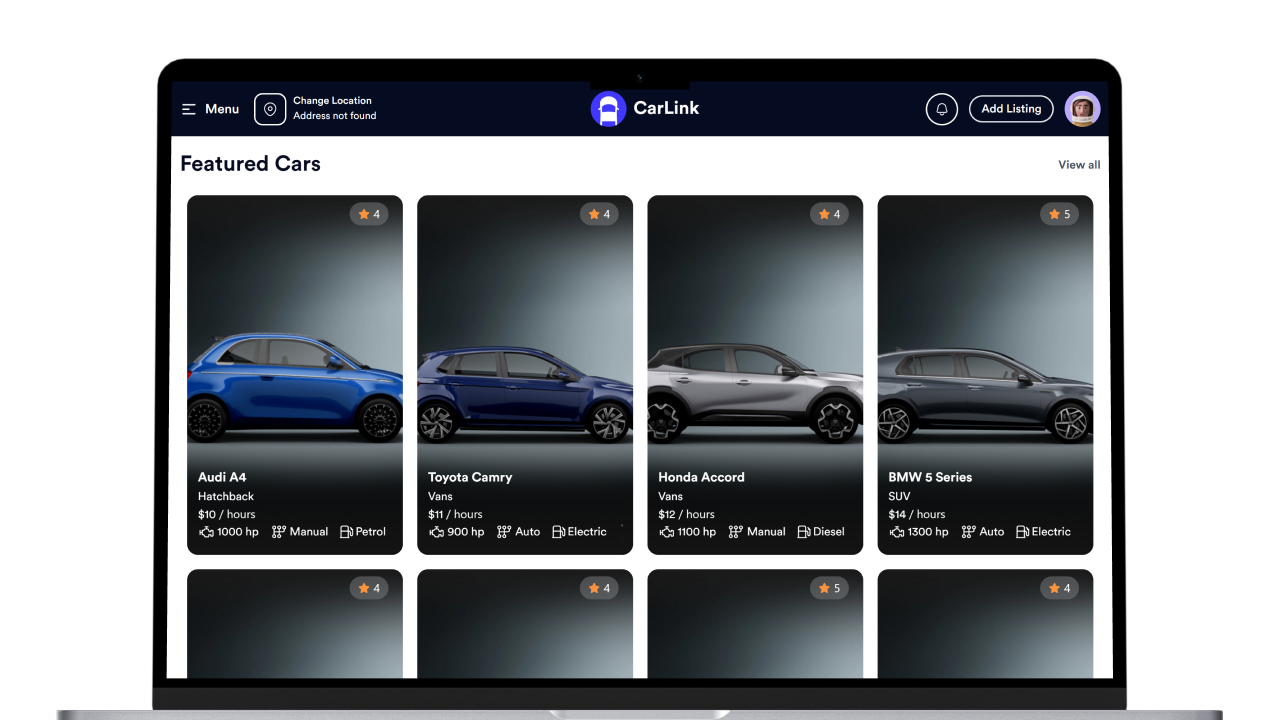 CarLink - Car Rental Booking System