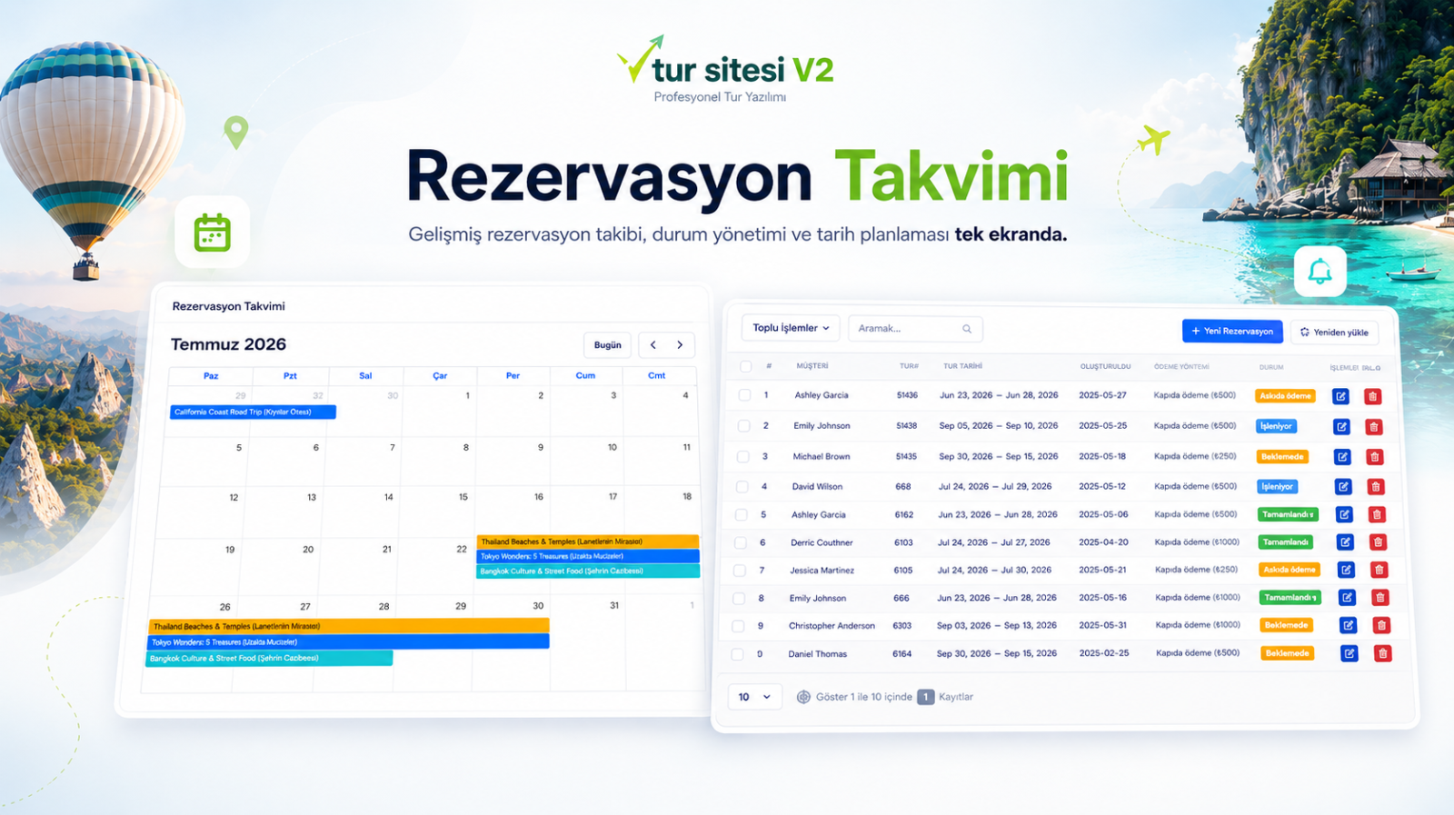 Tur Sitesi V2 tema görünümü 2