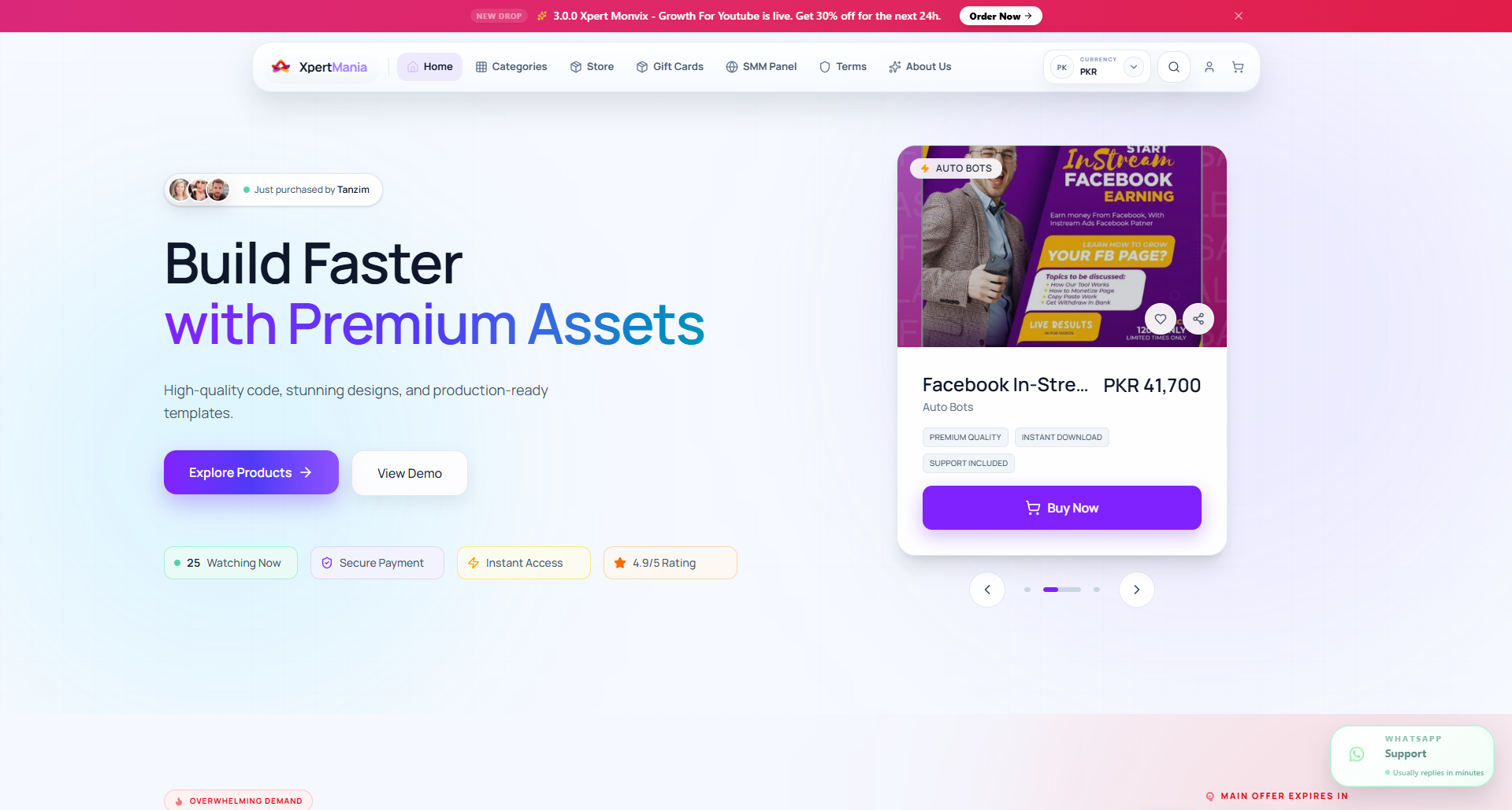 Digital Product Marketplace | Next.js Store, SMM Panel, PWA, POS, Wallet & Marketing Automation - JS